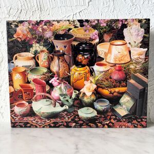 The Art of Pottery Roseville Puzzle Vintage Springbok 500 Piece Complete